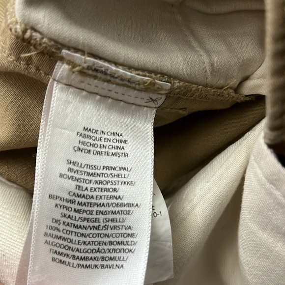 polo ralph lauren khaki jean pants size: 10 - Picture 6 of 7